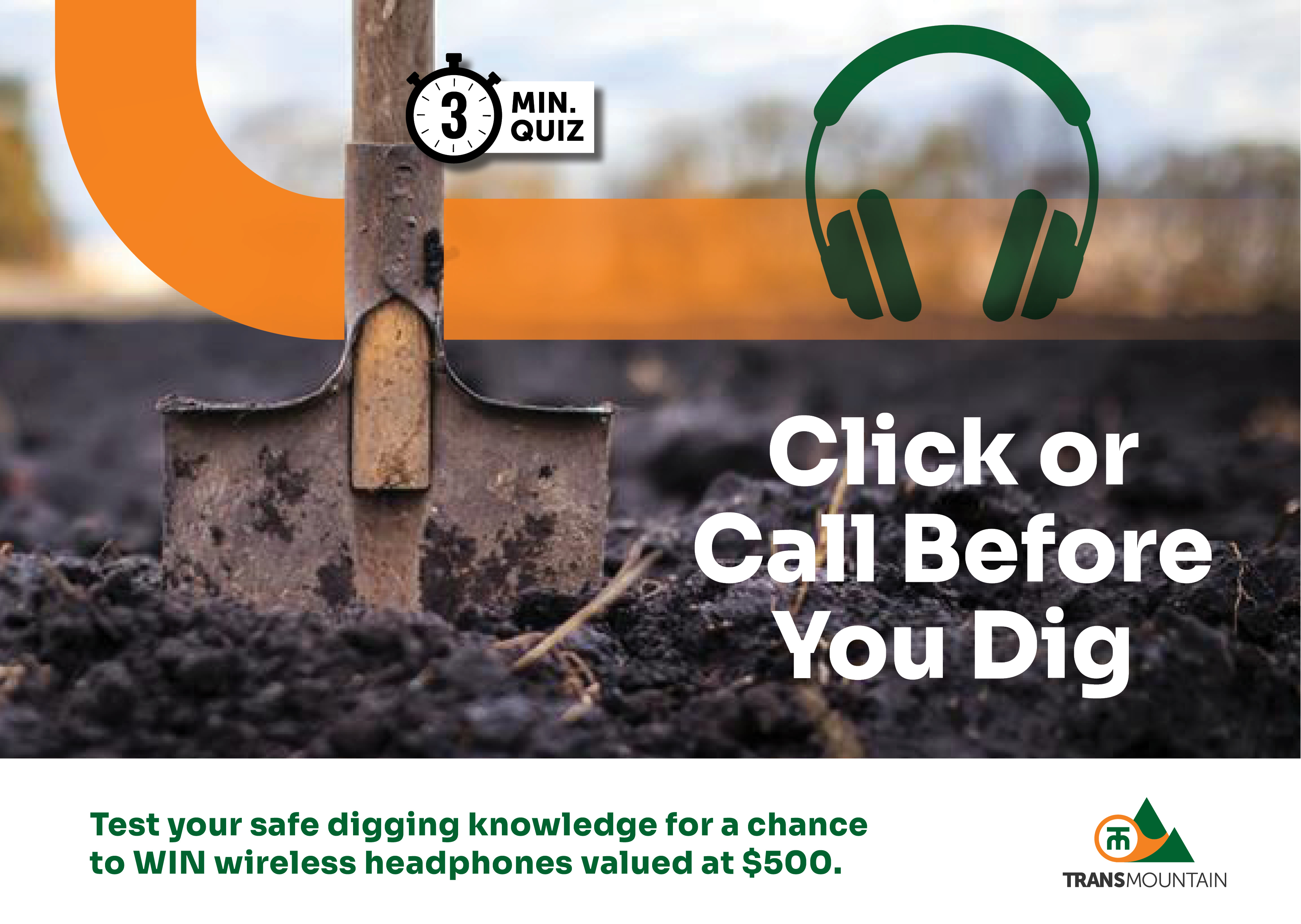 Dig Safesign Trans Mountain - April is Dig Safe Month: Test Your Knowledge for a…